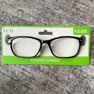 ICU reading glasses +2.00